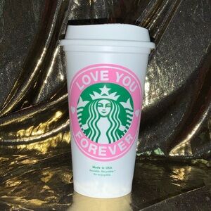 Love You Forever Reusable Hot Coffee Cup